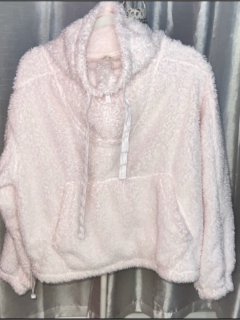 FP movement Big Sky Cozy Fleece Plush Half-Zip Hoodie